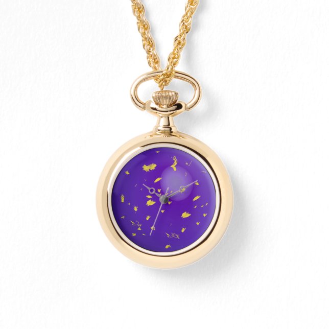 Groß, Imitat lapis lazuli gem Armbanduhr (Vorderseite)