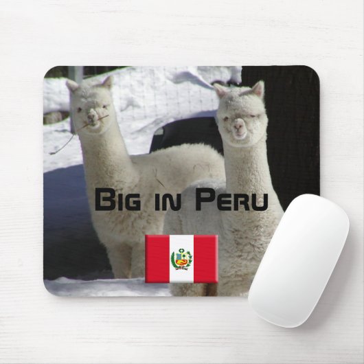 Groß in Peru Mousepad (Mit Mouse)