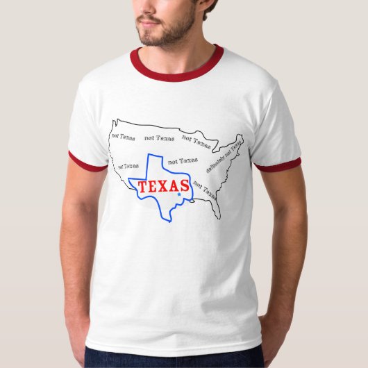 Groß in Texas-Shirt T-Shirt (Vorderseite)