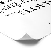 GROSS IST IHR FAITHFULESS MODERNES Christlich Poster (Ecke)