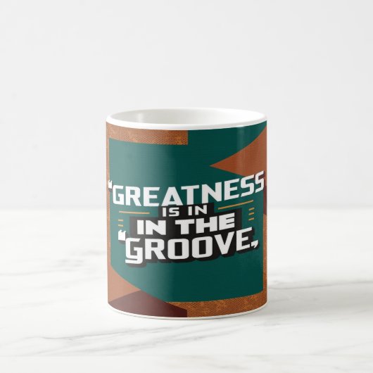 Groß ist im Boden Kaffeetasse (Mittel)
