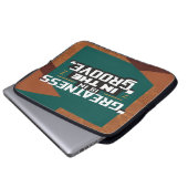 Groß ist im Boden Laptopschutzhülle (Vorne Knopf)
