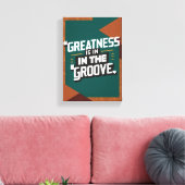 Groß ist im Boden Leinwanddruck (Insitu (Wohnzimmer))