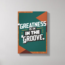 Groß ist im Boden Leinwanddruck