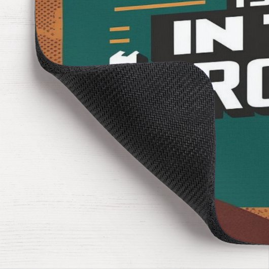 Groß ist im Boden Mousepad (Ecke)