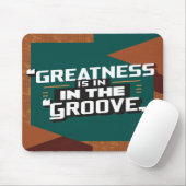 Groß ist im Boden Mousepad (Mit Mouse)