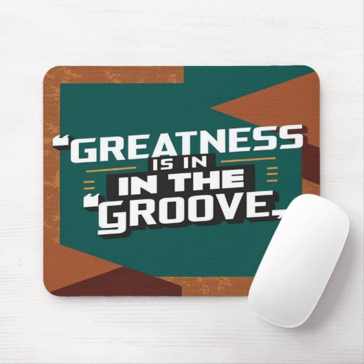 Groß ist im Boden Mousepad (Mit Mouse)