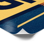 Groß ist im Boden Poster (Ecke)