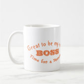 Groß, meine eigene CHEF Zeit für einen Snooze zu Kaffeetasse (Links)