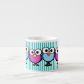 Groß-mit Augen Piepmätze Espressotasse (Vorderseite)