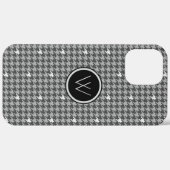 Groß mit Silver Accent Hahnentrittmuster Case Mate (Hinten (horizontal))