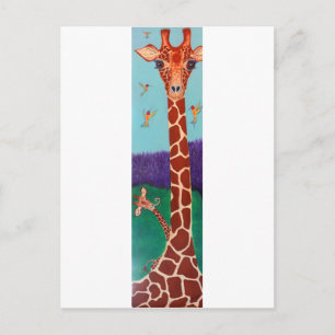 groß, mit Sommersprossen Postkarte