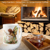 Gross oder groß werden Zuhause Fairy Garden Kaffeetasse