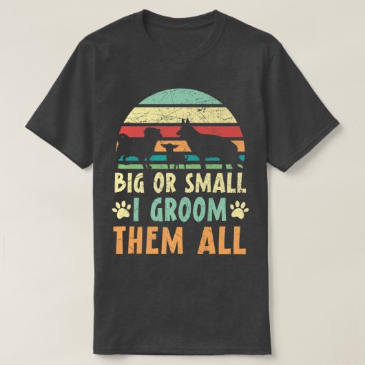 Groß oder klein Ich füttere sie alle tierischen St T-Shirt (Design vorne)