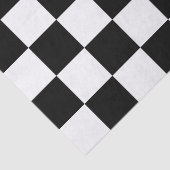 Groß, schwarz und weiß geprüft seidenpapier (Detail)