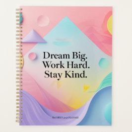 Groß Träumen Motivationsnotizbuch – Inspirierendes Planer