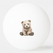 Groß Träumen (oder personalisieren) Igel Bär Tischtennisball (Rückseite)