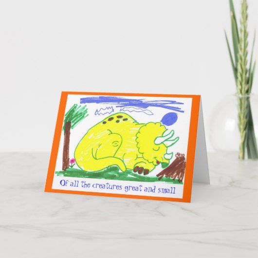 Groß u. klein bis Oktober Karte (Vorderseite)