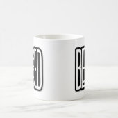 Groß und fett GESSEGNET  Kaffeetasse (Mittel)