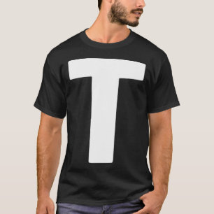 Groß und fett weiß T-Shirt