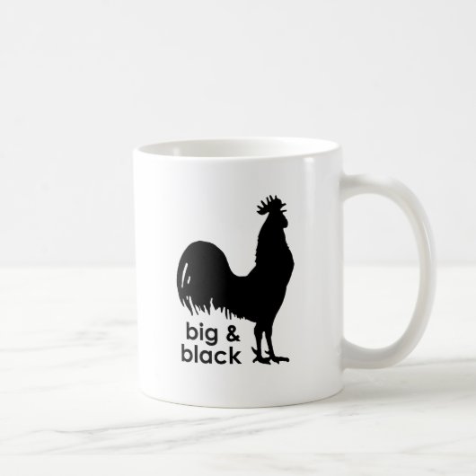 Groß und Schwarz Kaffeetasse (Rechts)