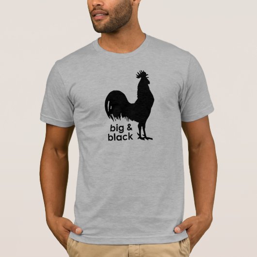 Groß und Schwarz T-Shirt (Vorderseite)