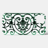 Groß und weiß scrollwork muster Case-Mate iPhon iPhone Hülle (Rückseite (Horizontal))