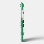 Groß und weiß scrollwork muster Case-Mate iPhon iPhone Hülle (Rückseite / Links)