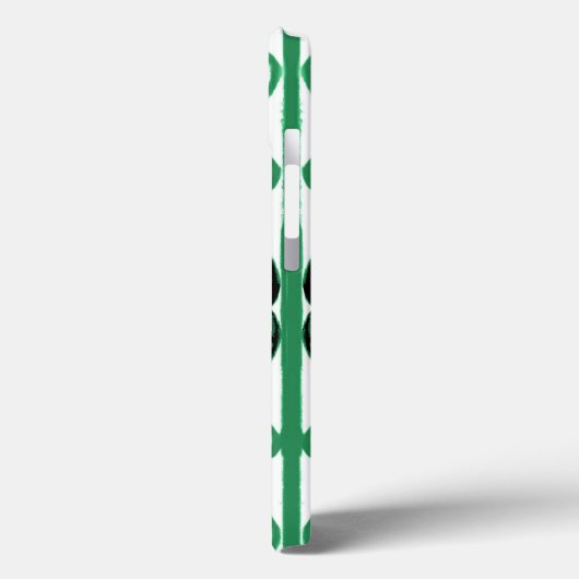 Groß und weiß scrollwork muster Case-Mate iPhon iPhone Hülle (Rückseite / Links)