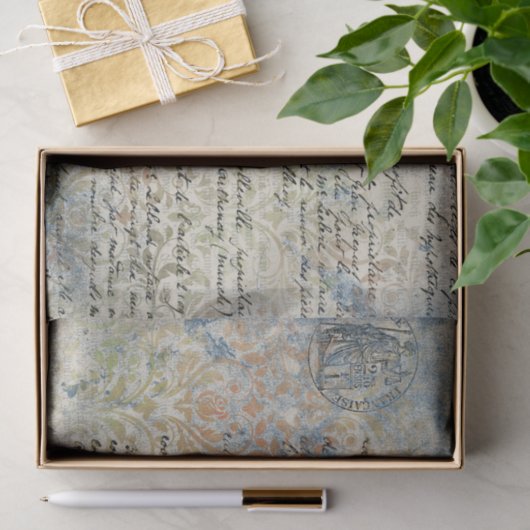 Groß verzweigtes Skript Seidenpapier (Geschenk)