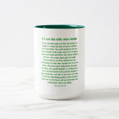 Groß wagen - Zweifarbige Tasse (Mittel)