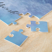 Groß - Weiße Einhornzucht zum Mond Puzzle (Seite)