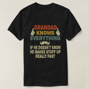 Großad weiß alles Funny Großvater Geschenk T-Shirt