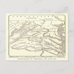 Großarmee der Potomac-Postkarte Postkarte