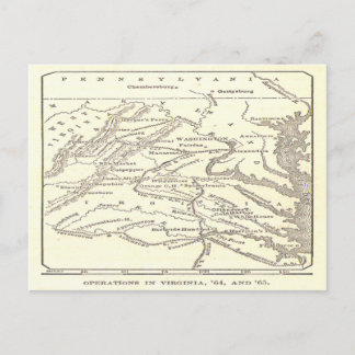 Großarmee der Potomac-Postkarte Postkarte