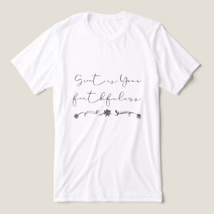Großartig ist dein treuer T - Shirt Der Glaube Chr