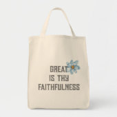 Großartig ist deine Faithfulness Hymn Tote Tasche (Vorne)