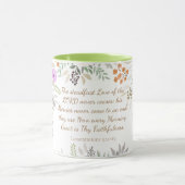 Großartig ist Deine Faithfulness Wasserfarben Tasse (Zentrum)