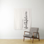 Großartig ist deine Fantasie Minimalistische Typog Wandteppich (Beispiel)