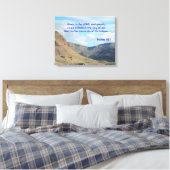 Großartig ist der Herr! Leinwanddruck (Insitu (Schlafzimmer))