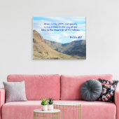 Großartig ist der Herr! Leinwanddruck (Insitu (Wohnzimmer))