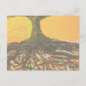 Großartig ist seine Treue Postkarte (Rückseite)