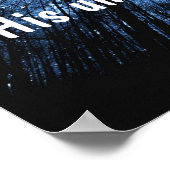 Großartig ist unser Lord Bible-Vers Psalmen 147:4- Poster (Ecke)