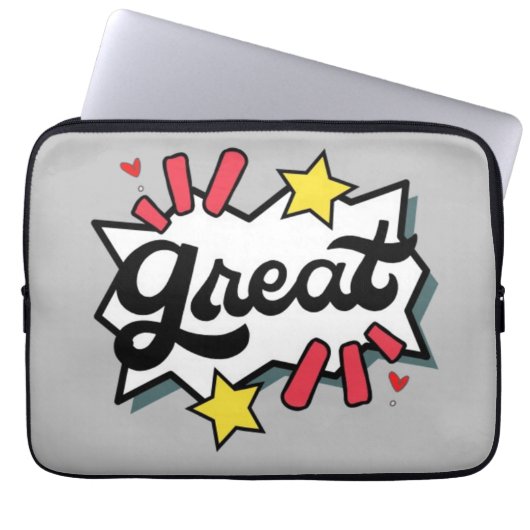 großartig laptopschutzhülle (Vorderseite)