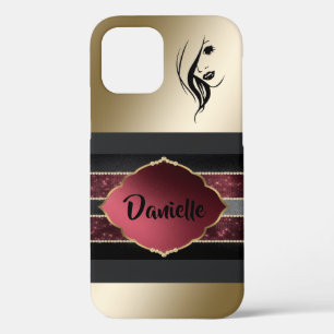 Großartig Personalisiertes Gold/Black iPhone Case