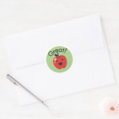 "Großartig"-Sticker von Little Mind Runder Aufkleber (Umschlag)