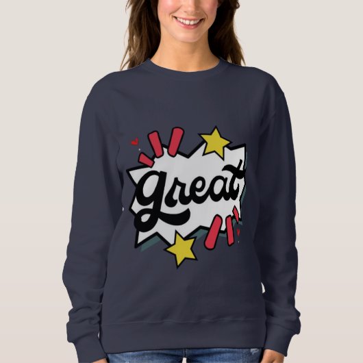 großartig sweatshirt (Vorderseite)