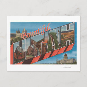 Großartig, Utah - Große Briefmarkenszenen Postkarte