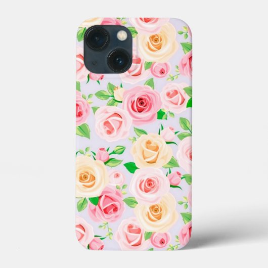 Großartig weißrosa Rosen Case-Mate iPhone Gehäuse Hülle (Rückseite)