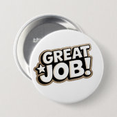 großartige Arbeit Button (Vorne & Hinten)